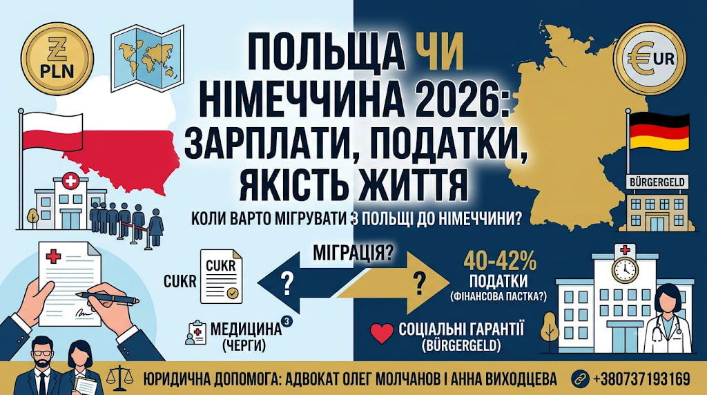Міграція з Польщі до Німеччини: соціальний захист, якість життя та юридичні нюанси переходу