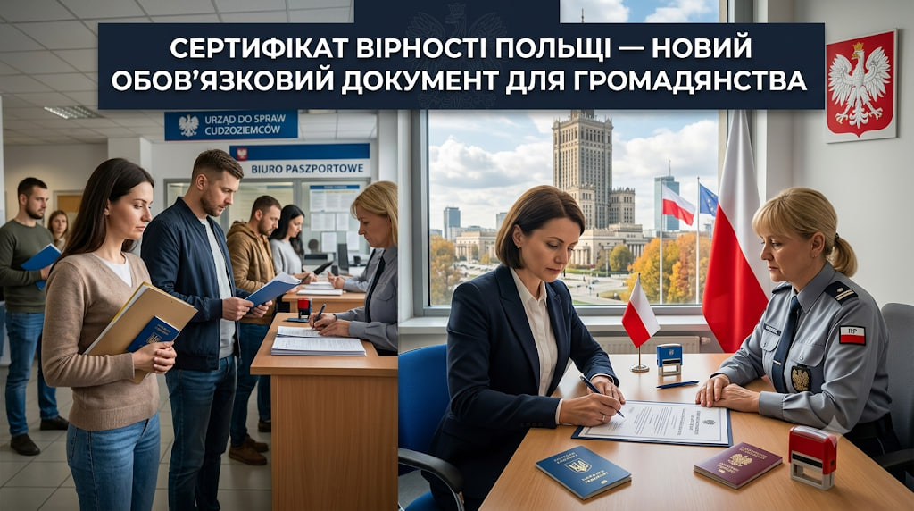 Сертифікат вірності Польщі — новий обов’язковий документ для громадянства: що підписувати і чим це загрожує?